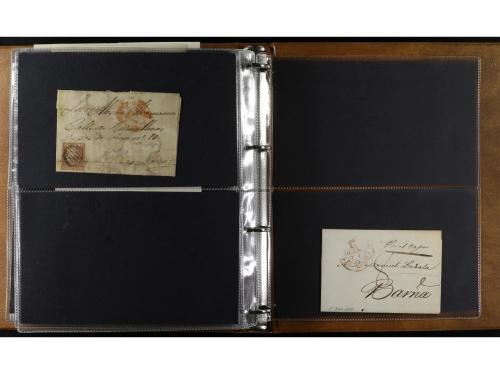 ✉ ESPAÑA: PREFILATELIA. 1837-1852. CORREO MARÍTIMO. Clasific