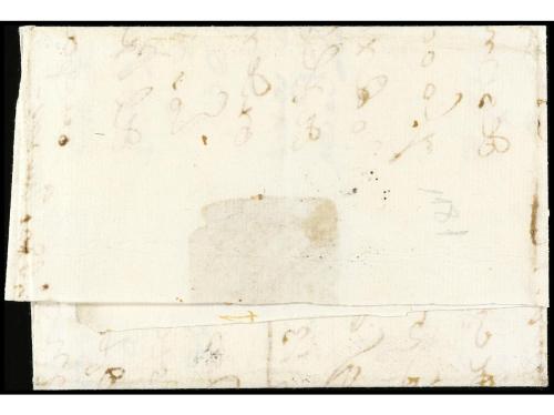 ✉ ESPAÑA: PREFILATELIA. 1755 (15 enero). DOS HERMANAS a SEVI