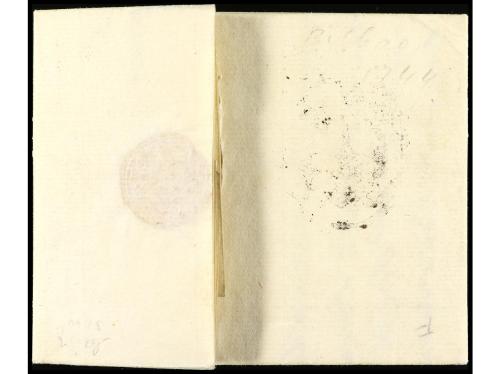 ✉ ESPAÑA: PREFILATELIA. 1744 (19 julio). BILBAO a MADRID. Ma