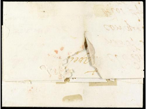 ✉ ARGENTINA. (1767 ca.). Envuelta a BUENOS AIRES. Marca ANDA