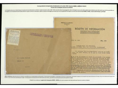 ✉ ESPAÑA: PREFILATELIA. 1849-1910. MENSAJERÍAS PRIVADAS (Cos