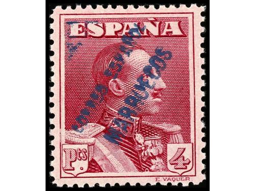 ** COLONIAS ESPAÑOLAS: TANGER. Ed. NE 4 y 5. 1 pta. pizarra 