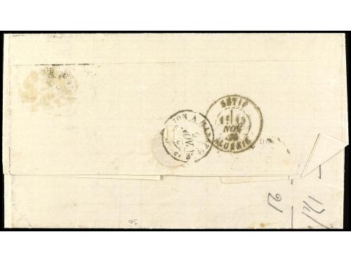 ✉ GRAN BRETAÑA. 1875. ALGIERS. Letter from MANCHESTER to SET