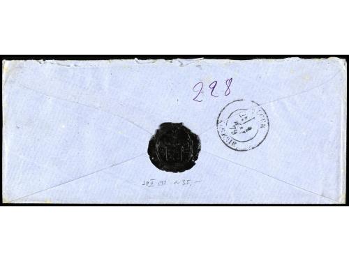 ✉ AUSTRIA. 1879. ALGIERS. Registered letter from VIENNA to A