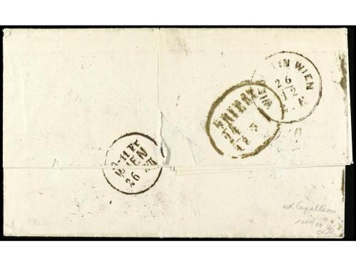 ✉ AUSTRIA. 1866. ALEXANDRIA. Letter from ALEXANDRIA to WIEN,