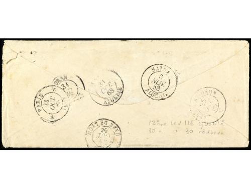 ✉ SUECIA. 1868. ORAN. Letter from WAXOLM (Sweden) to ORAN, f