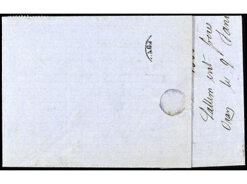 ✉ FRANCIA. 1869. ORAN. Letter from ORAN to MALAGA (Spain), e