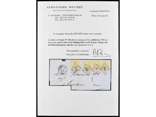 ✉ FRANCIA. 1856. PHILIPPEVILLE. Letter from PHILIPPEVILLE to