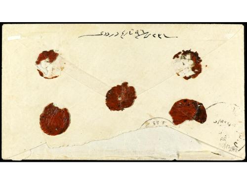 ✉ AUSTRIA. 1867 (?). ALEXANDRIA. Registered cover from ALEXA