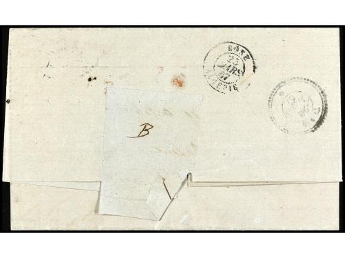 ✉ FRANCIA. 1867. TUNIS. Letter from MARSEILLE to TUNIS frank