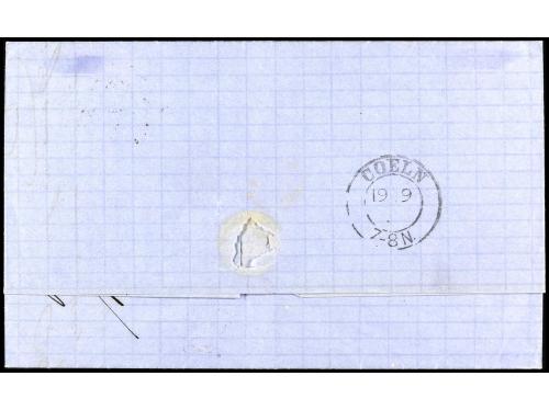 ✉ AUSTRIA. 1870. MALAYSIA. ALEXANDRIA. Letter from SINGAPORE