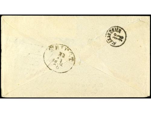 ✉ ALEMANIA. 1876. ALEXANDRIA. Letter from JAROTSCHIN (German