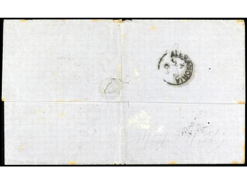 ✉ GRAN BRETAÑA. 1865. ALEXANDRIA. Entire from MALTA to ALEXA