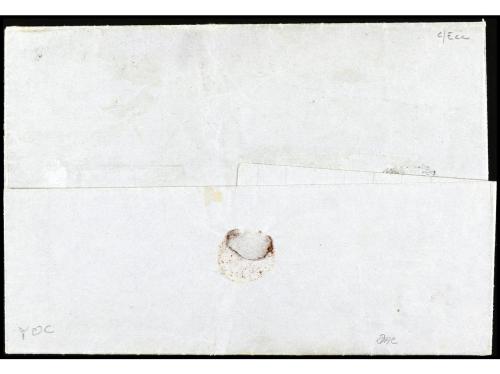 ✉ GRAN BRETAÑA. 1859. ALEXANDRIA. Entire letter from GIBRALT