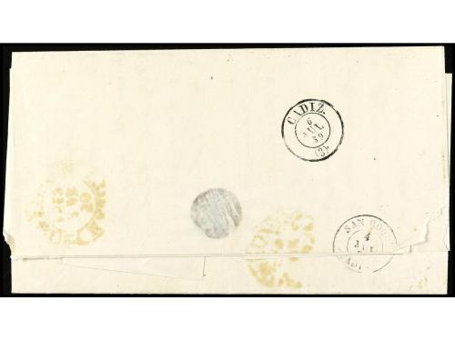 ✉ FILIPINAS. 1859. ALEXANDRIA. Letter from MANILA (Philippin