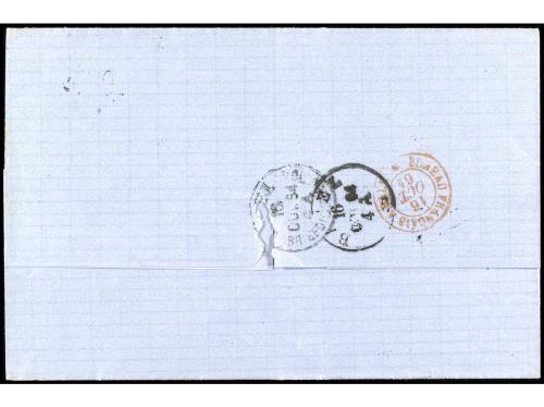 ✉ FRANCIA. 1864. ALEXANDRIA. Letter from ALEXANDRIA to BASEL