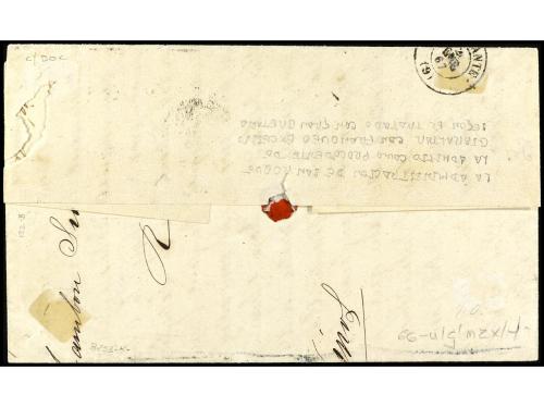 ✉ GRAN BRETAÑA. 1867. ALEXANDRIA. Letter shipped from ALEXAN