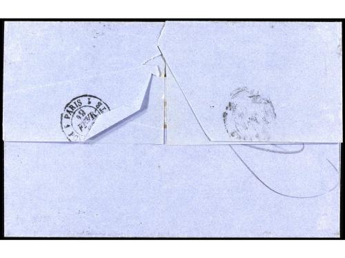 ✉ FRANCIA. 1863. ALEXANDRIA. Letter from CAIRO to PARIS paid