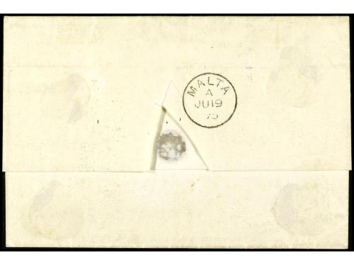 ✉ GRAN BRETAÑA. 1875. ALEXANDRIA. Letter from ALEXANDRIA to 