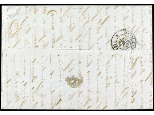 ✉ FRANCIA. 1865. ALEXANDRIA. MESSAGERIES IMPÉRIALES. Letter 