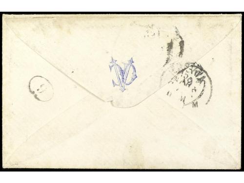 ✉ FRANCIA. 1871. ALEXANDRIE. MESSAGERIES IMPÉRIALES. Letter 