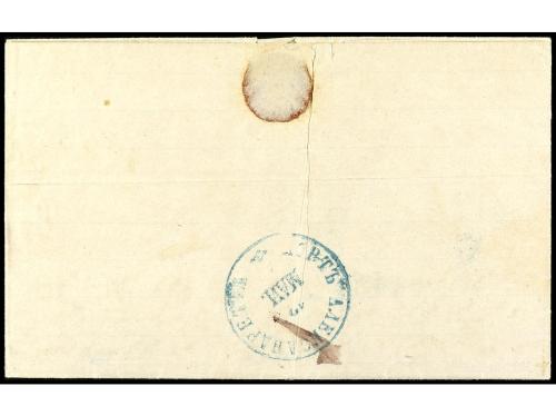 ✉ RUSIA. 1866. ALEXANDRIA. THE "RUSSIAN STEAM NAVIGATION AND