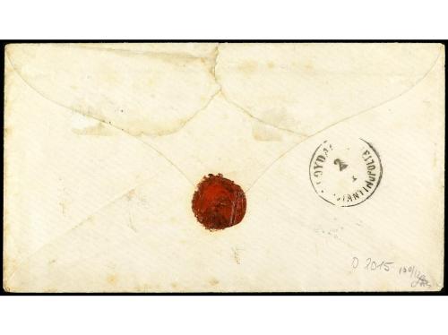 ✉ AUSTRIA. 1865 (?). ALEXANDRIA. Letter from ALEXANDRIA to C