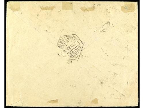 ✉ COLONIAS ESPAÑOLAS: MARRUECOS. Ed. 57, 74, 82, 83. 1924. L