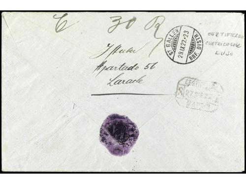 ✉ COLONIAS ESPAÑOLAS: MARRUECOS. Ed. 60/63. 1922. LARACHE a 