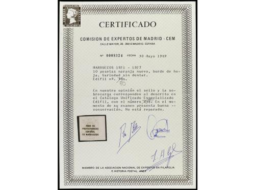 * COLONIAS ESPAÑOLAS: MARRUECOS. Ed. 76s, 78s, 80s. 40 cts. 