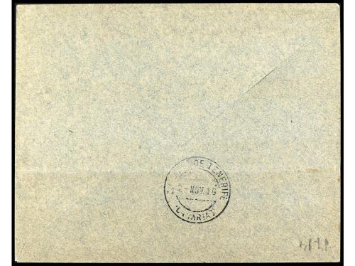 ✉ ESPAÑA. Ed. 1/4A. 1916. CABO JUBY a SANTA CRUZ DE TENERIFE