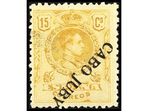 ** COLONIAS ESPAÑOLAS: CABO JUBY. Ed. 7hi, 9hi. 5 cts. verde