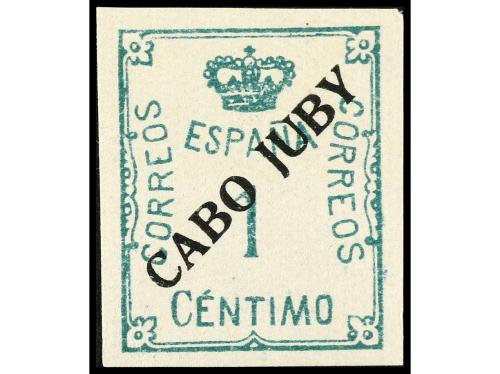 ** COLONIAS ESPAÑOLAS: CABO JUBY. Ed. 19hcc y 19hccp. 1 cto.