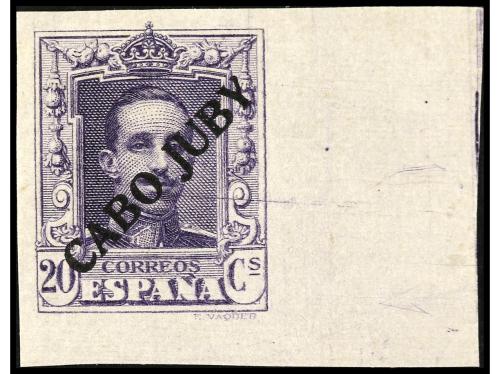 ** COLONIAS ESPAÑOLAS: CABO JUBY. Ed. 24s, 25s. 10 cts. verd
