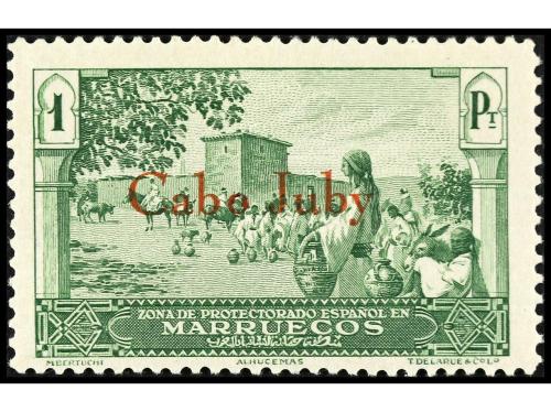 ** COLONIAS ESPAÑOLAS: CABO JUBY. Ed. 53hcc, 56hcc. 1 cto. v
