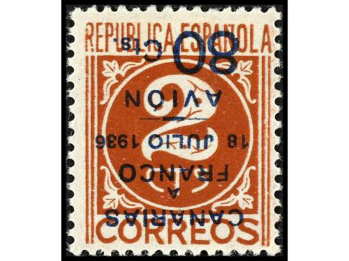 * ESPAÑA: CANARIAS. Ed. 11B, 12 Chi. 50 c. s. 2 c., valor co