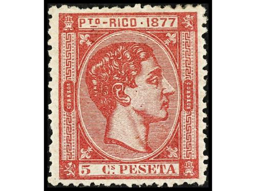 * COLONIAS ESPAÑOLAS: PUERTO RICO. Ed. 13ec, 14ec. 5 cts. ca