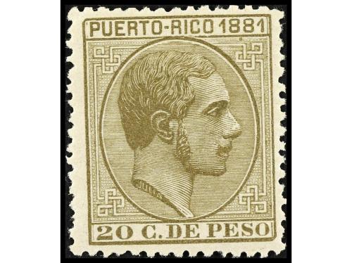 * COLONIAS ESPAÑOLAS: PUERTO RICO. Ed. 42/54. SERIE COMPLETA