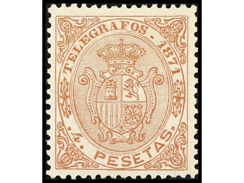 * COLONIAS ESPAÑOLAS: PUERTO RICO. Ed. T 1/2. TELÉGRAFOS. Se