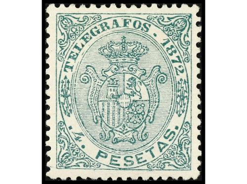 * COLONIAS ESPAÑOLAS: PUERTO RICO. Ed. T 3/4. TELÉGRAFOS. Se