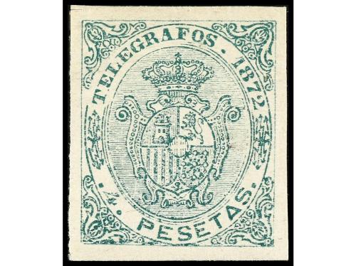 * COLONIAS ESPAÑOLAS: PUERTO RICO. Ed. T 3/4s. TELÉGRAFOS. S