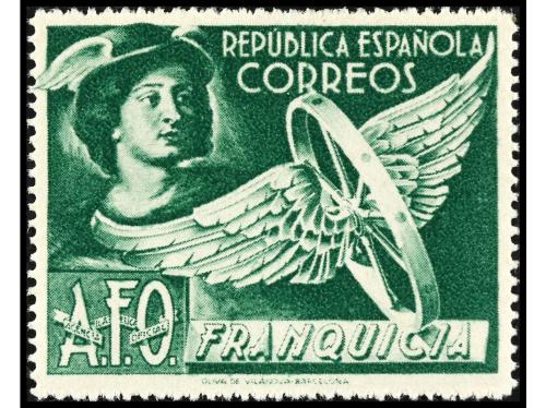** ESPAÑA: FRANQUICIAS POSTALES. Ed. 23/7. SERIE COMPLETA. 5