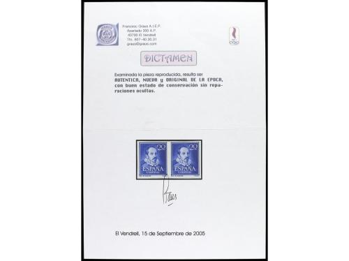** ESPAÑA. Ed. 1074s (2). ALARCÓN. 20 cts. violeta. Pareja h
