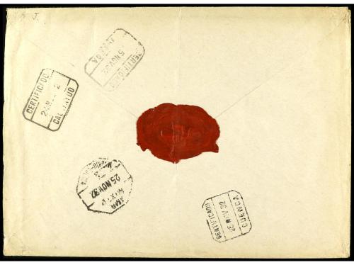 ✉ ESPAÑA. Ed. B1, B2. 1932. BENEFICENCIA. CALATAYUD a CUENCA