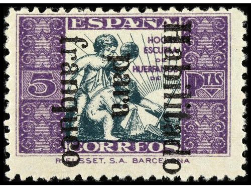 ** ESPAÑA. Ed. NE 1/8. BENEFICENCIA. Serie completa. 8 valor