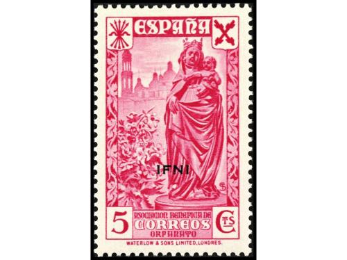 ** COLONIAS ESPAÑOLAS: IFNI. Ed. B 1/6. BENEFICENCIA. Serie 