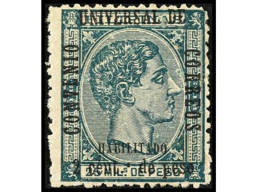 * COLONIAS ESPAÑOLAS: FILIPINAS. Ed. 53 y 54. 2 cts. s. 25 c