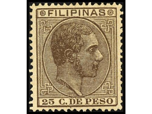 * COLONIAS ESPAÑOLAS: FILIPINAS. Ed. 57/66 sin 59A, B. SERIE
