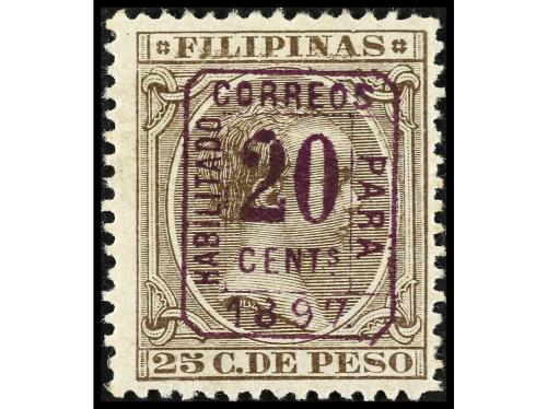 * COLONIAS ESPAÑOLAS: FILIPINAS. Ed. 130A/J. SERIE COMPLETA.