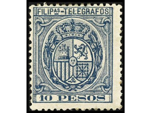 * COLONIAS ESPAÑOLAS: FILIPINAS. Ed. T 59/69. TELÉGRAFOS. Se